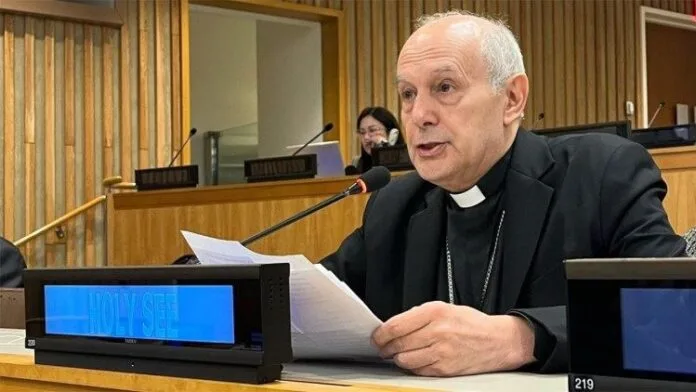 Monseñor Gabriele Caccia, Observador Permanente de la Santa Sede ante las Naciones Unidas