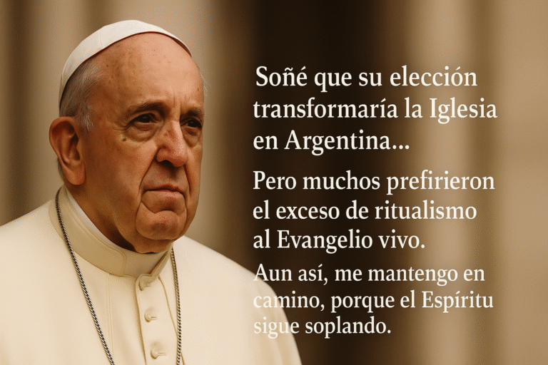Francisco, el Papa que me hizo soñar con una Iglesia nueva