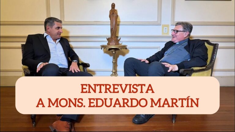 Entrevista de Sebastián Soso, periodista del grupo Boing, a Mons. Eduardo Martín.