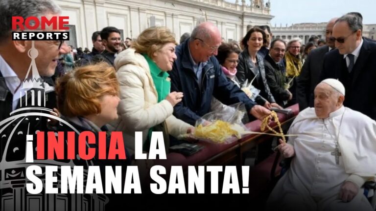 Inicia la Semana Santa en Roma: expectación por la presencia del papa