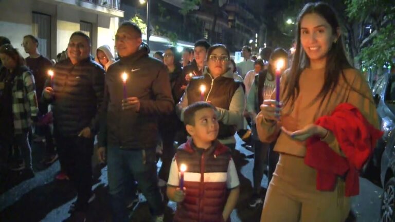 Celebración del Nazareno de San Pablo de los Migrantes en la Parroquia Nuestra Señora de Caacupé
