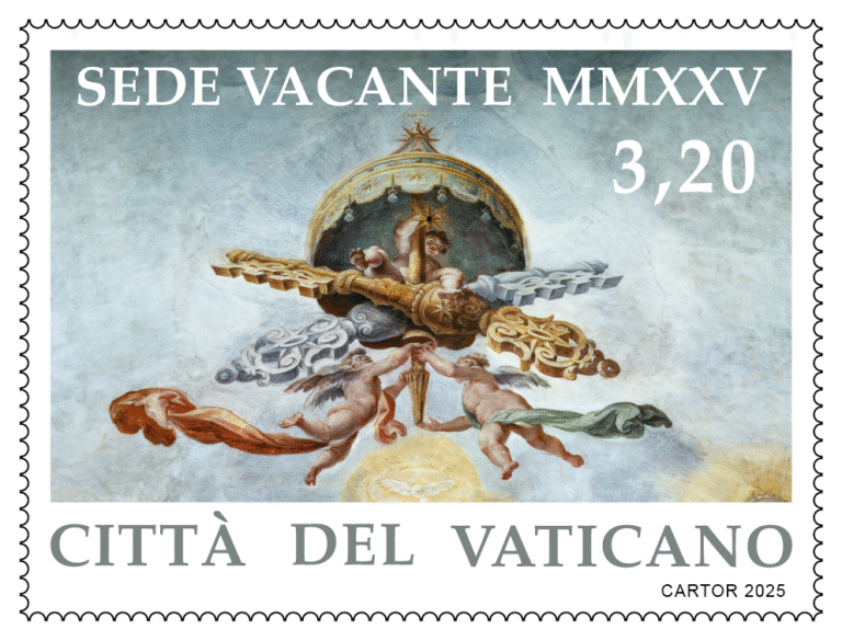 Servicio postal vaticano emite serie de sellos sobre Sede Vacante