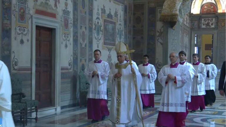 Homilía completa de León XIV en su primera misa como papa