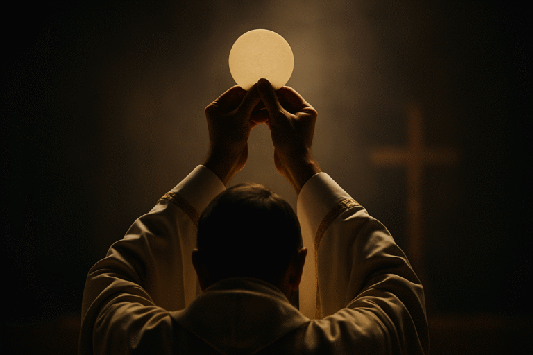 De rodillas o de pie: ¿importa cómo recibimos a Dios?