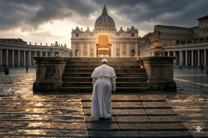 El Papa Francisco en la soledad de la plaza de San Pedro