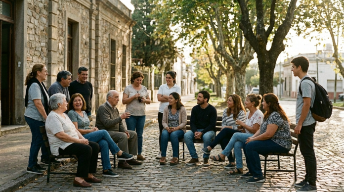 Un oratorio callejero en una tarde cualquiera