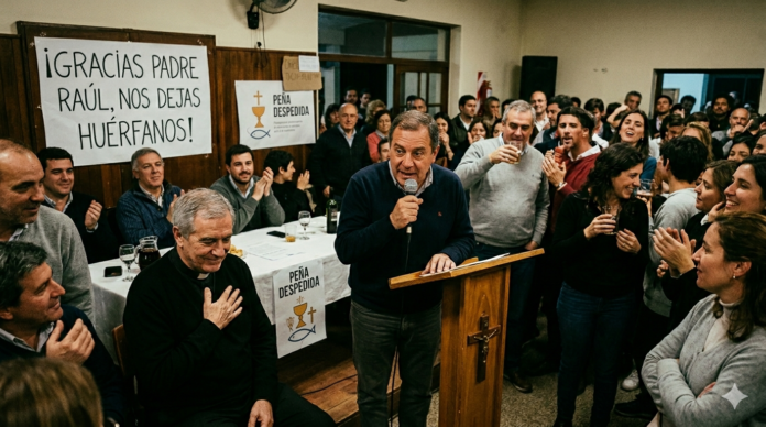Cena con peña de despedida