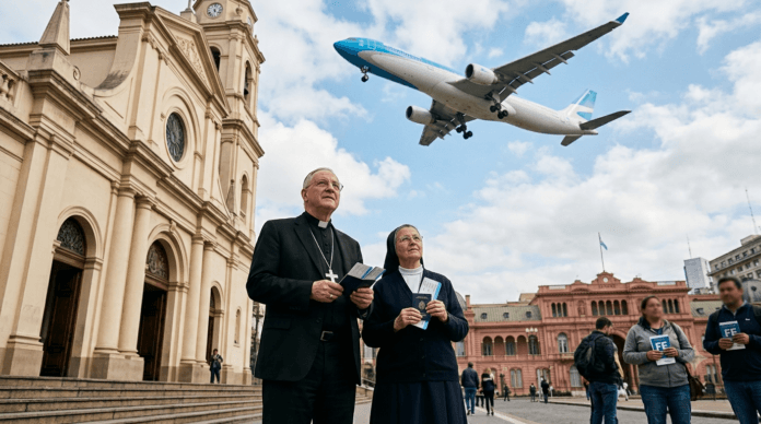 Pasajes Gratis para la iglesia católica argentina